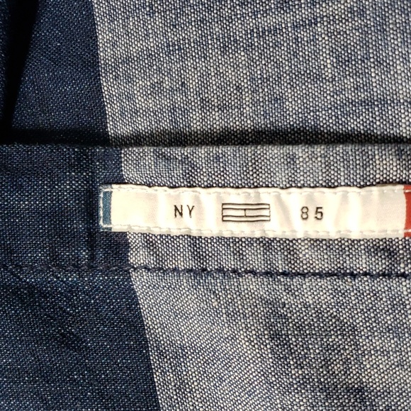 Tommy Hilfiger Short Sleeve Stripe Button Down Shirt - Picture 6 of 11